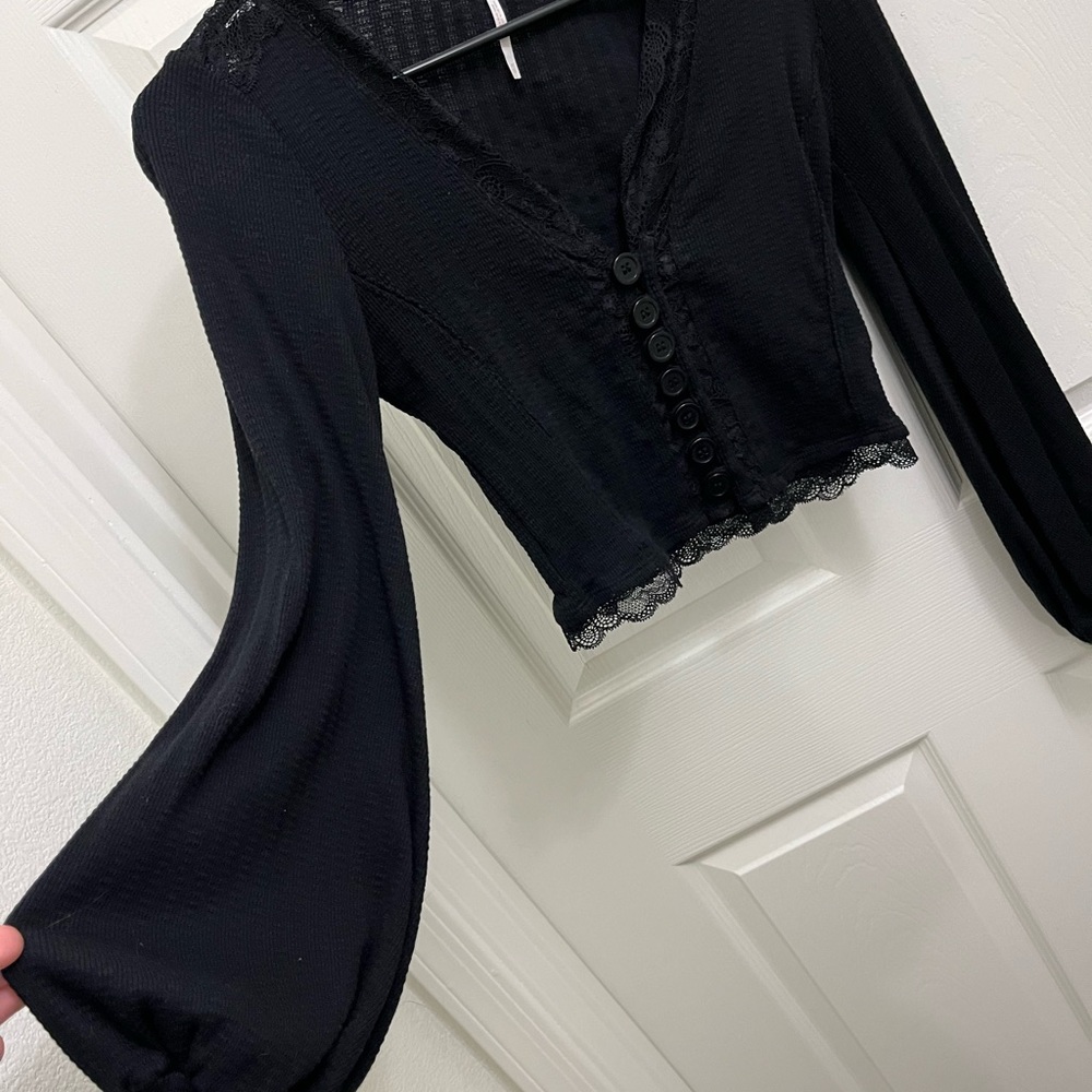 Free People black formal top, xs